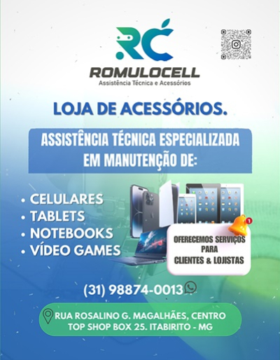 ROMULOCELL - Assistência Técnica e Importados Itabirito MG
