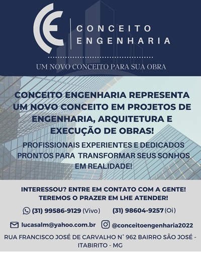 CONCEITO ENGENHARIA  Itabirito MG