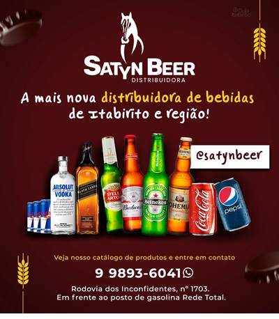 SATYN BEER - DISTRIBUIDORA Itabirito MG