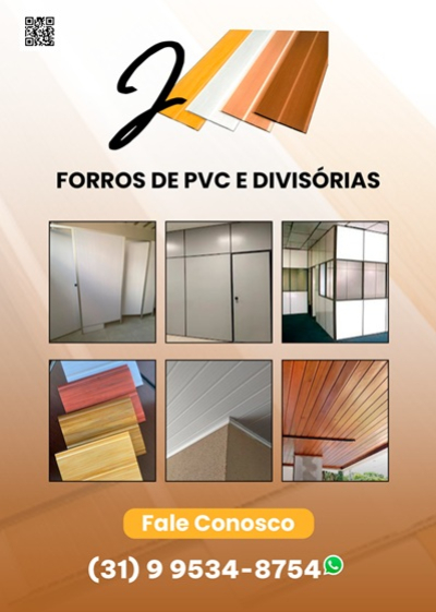 J - FORROS DE PVC E DIVISÓRIAS Itabirito MG