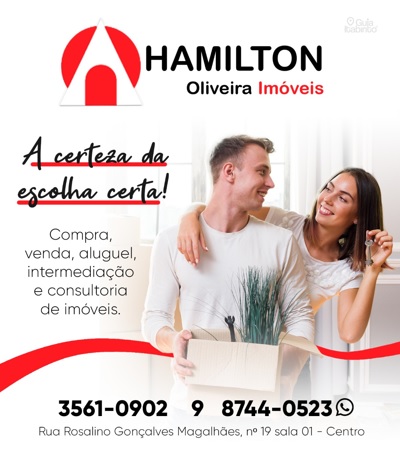 HAMILTON OLIVEIRA IMÓVEIS Itabirito MG