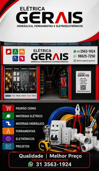 ELÉTRICA GERAIS  Itabirito MG