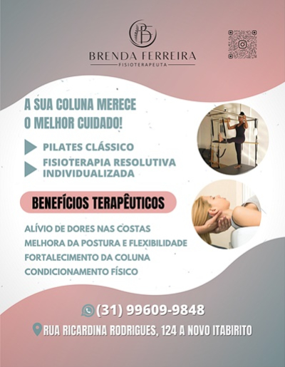 BRENDA FERREIRA - Fisioterapeuta  Itabirito MG