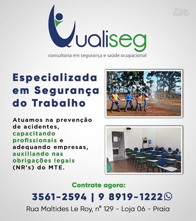 QUALISEG CONSULTORIA EM SEGURANÇA E SAÚDE OCUPACIONAL Itabirito MG