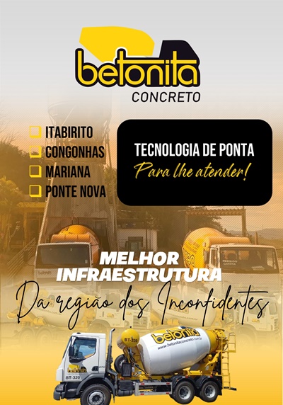 BETONITA - CONCRETO USINADO  Itabirito MG