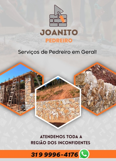JOANITO PEDREIRO  Itabirito MG