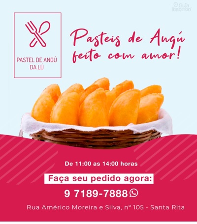 PASTEL DE ANGÚ DA LÚ  Itabirito MG