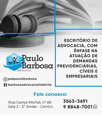 PAULO SANTOS BARBOSA  Itabirito MG