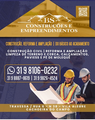 BS CONSTRUÇÕES Itabirito MG