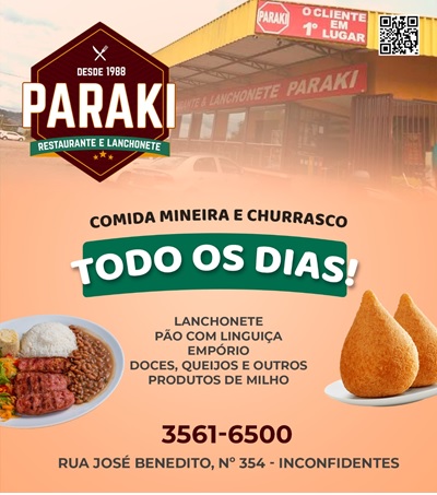 CHURRASCARIA E LANCHONETE PARAKI Itabirito MG