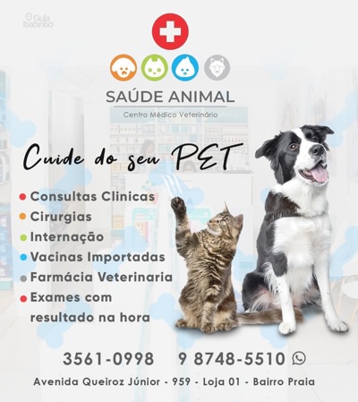 SAÚDE ANIMAL - Centro Médico Veterinário  Itabirito MG