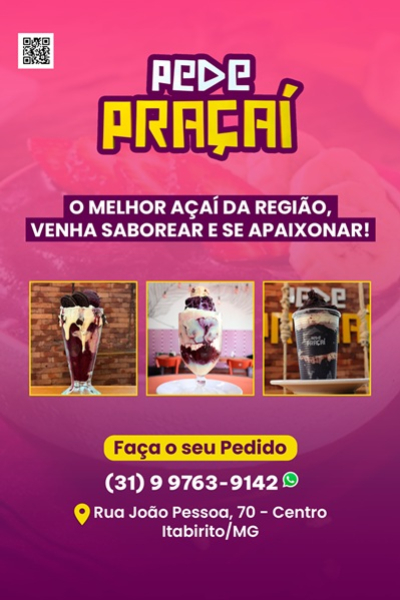PEDE PRAÇAÍ Itabirito MG