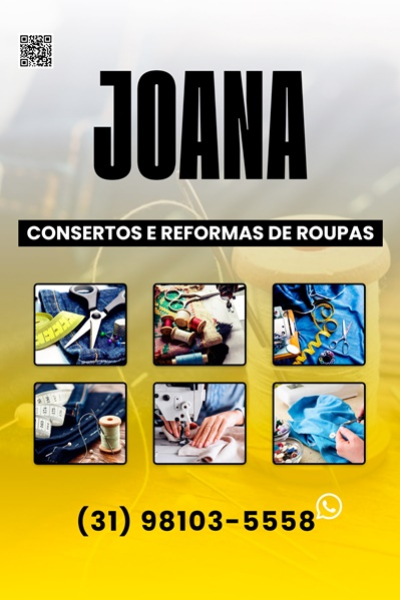 JOANA COSTUREIRA  Itabirito MG