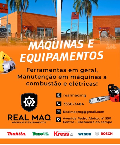 REAL MAQ - MÁQUINAS E EQUIPAMENTOS Itabirito MG