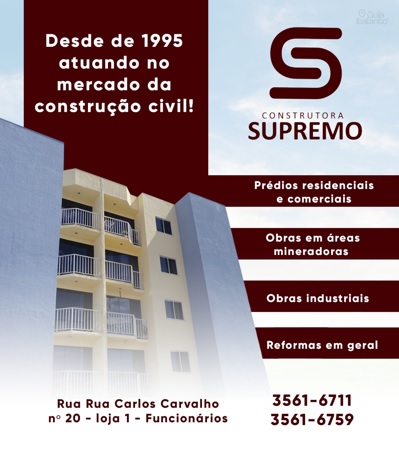 CONSTRUTORA SUPREMO Itabirito MG