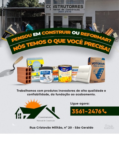 CONSTRUTORRES MATERIAL DE CONSTRUÇÃO Itabirito MG