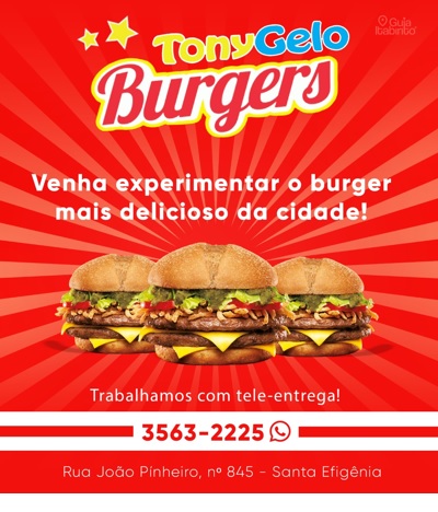 TONY GELO BURGERS Itabirito MG