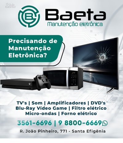 BAÊTA ELETRÔNICA  Itabirito MG