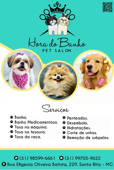 HORA DO BANHO - PET SALON Itabirito MG