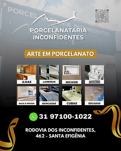 PORCELANATARIA INCONFIDENTES  Itabirito MG