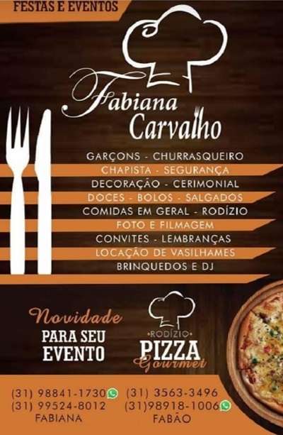 FABIANA CARVALHO FESTAS E EVENTOS Itabirito MG