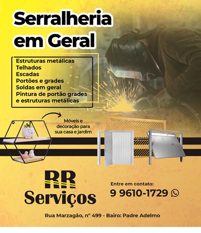 RR SERVIÇOS - SERRALHERIA EM GERAL Itabirito MG