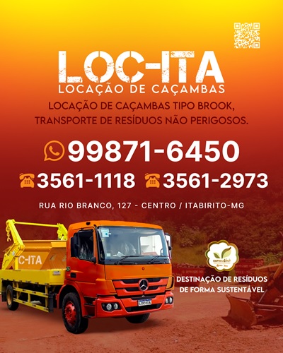  LOC ITA CAÇAMBAS Itabirito MG