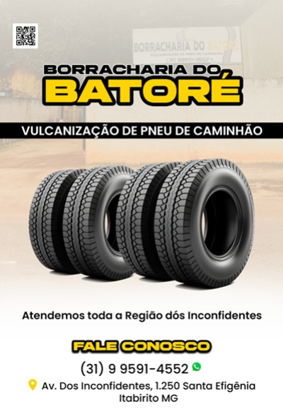BORRACHARIA DO BATORÉ  Itabirito MG